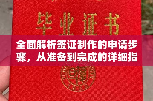 永丰全面解析签证制作的申请步骤，从准备到完成的详细指南
